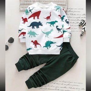 BOYS DINO SWEAT SET | 4Y